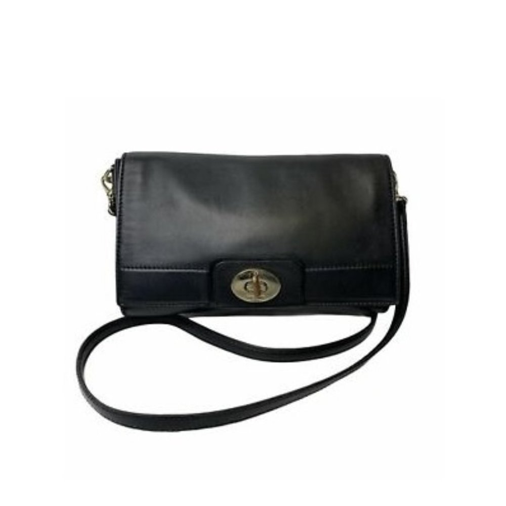 Kate Spade Leather Turn Lock Shoulder Bag